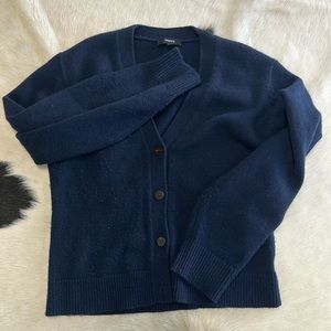 Blue Navy Theory Cardigan